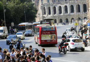 pubblicità in strada