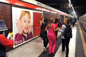 Pubblicità in metro per essere sempre visti
